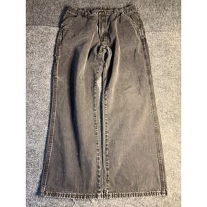 Wrangler‎ Western Cowboy Jeans Womens 16 Gray Denim Regular Fit Workwear Outdoor
